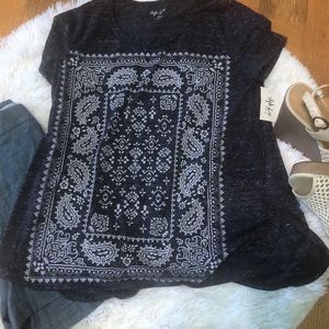 Style & Co Petite Perfect Bandana T-shirt